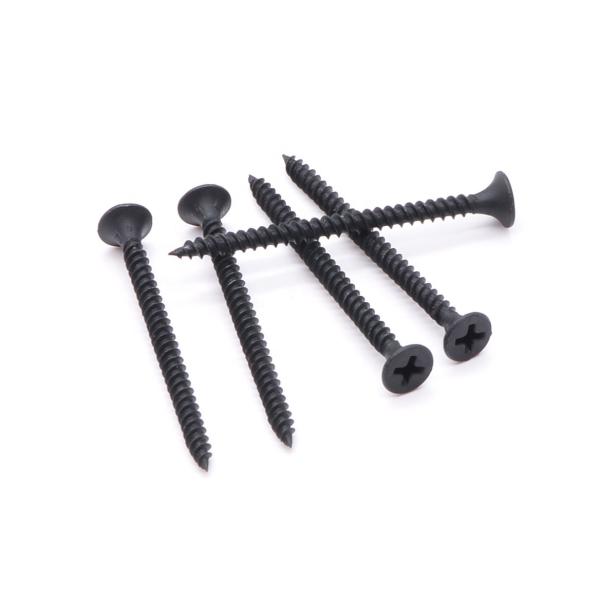 Black 3.5x25 Metal Drywall Screws Anchors A193 ANSI Zinc Duplex Steel 2507 UNS 32750