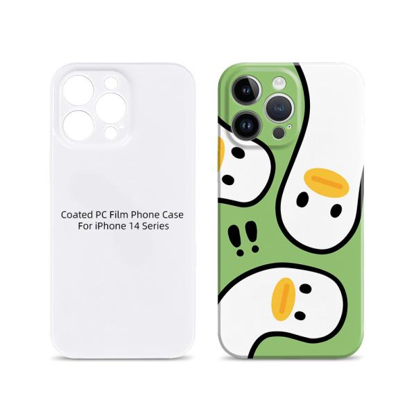 White 3D Sublimation Thin Phone Case For IPhone 14 15 16 Pro Plus DIY Phone Cases