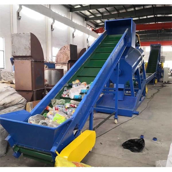 Water Scrap PET Bottle Crushing Plant Waste Plastic Recycling Machine