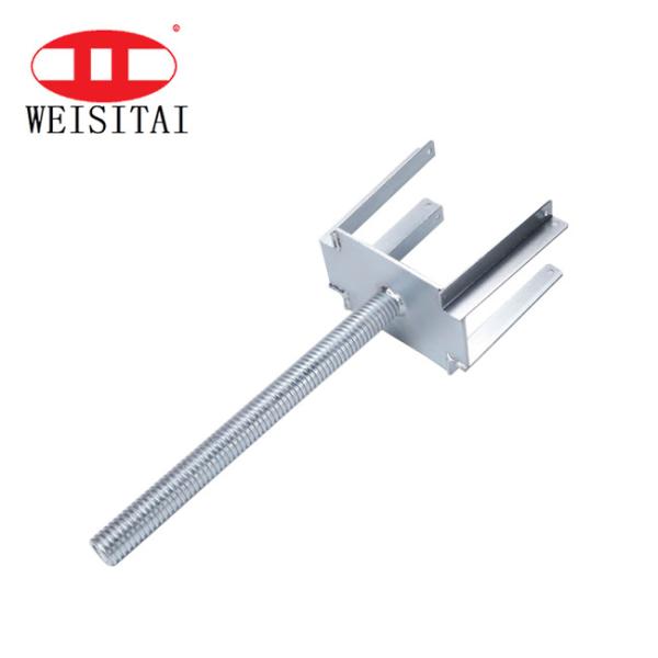 Cabeça ajustável do andaime U do comprimento de CMA 280MM