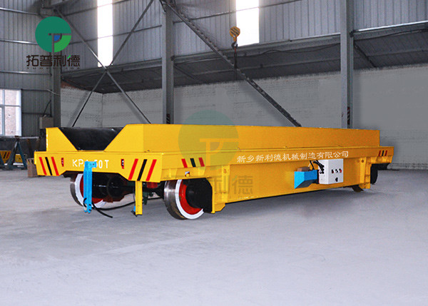 50 Ton Motorised Electric Power Steel Coil Railway Transport Cart Trolley