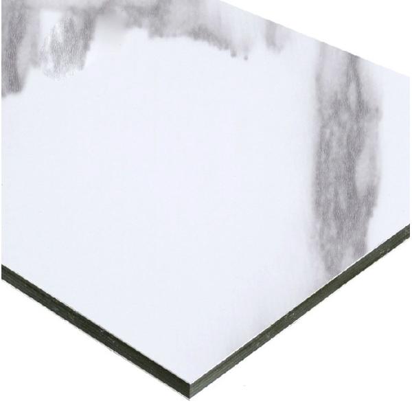 Weather Resistant ACM PVDF Marble Panel 6000mm Low Maintenance