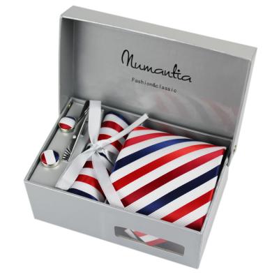 100% hand-woven polyester necktie sets