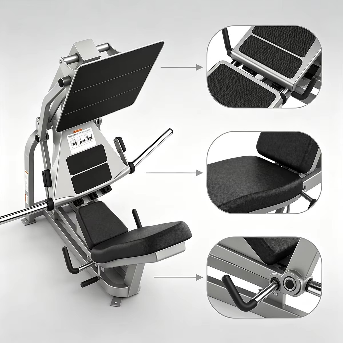XS11 Leg Press Machine | Commercial Plate Loaded Lower Body Gym Equipment