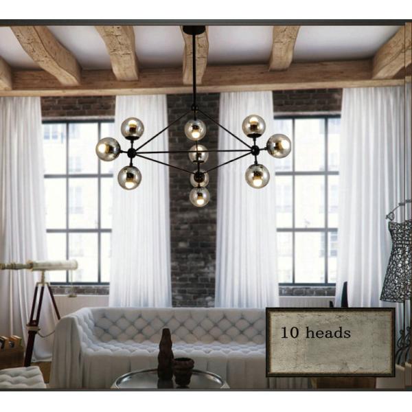 5,10,15,21 head bulbs DNA bubble glass ball pendant light magic bean pendant light