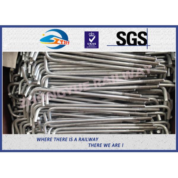 Изготовленные на заказ анкерные болты л сформированный железнодорожный болт с ХДГ, загиб 90 градусов