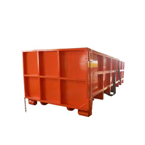 Durable Industrial Hook Lift Bin 15m3 Heavy Duty Scrap Metal Container