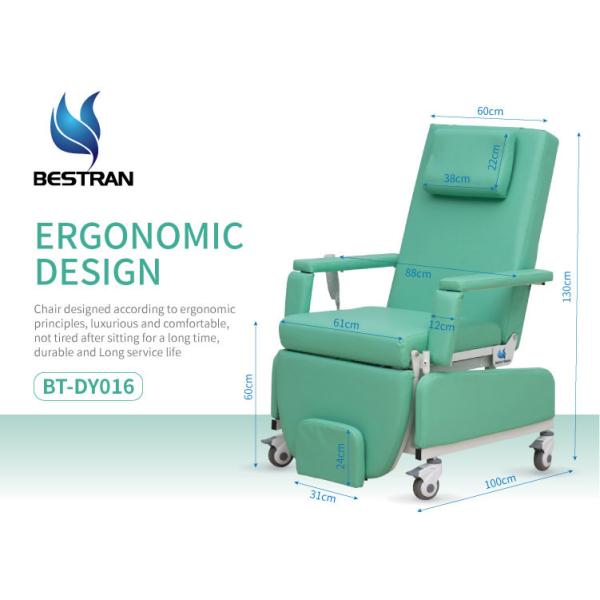 Adjustable Medical Treatment Chair Reclining Patient Chair For Clinics Dialysis And Blood Draw Procedures