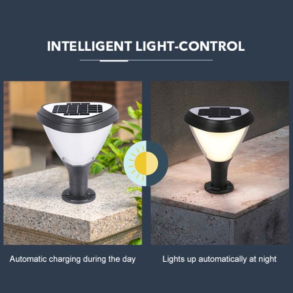 IP65 Waterproof Outdoor Solar Fence Lights With 3.2V 8000mAh Battery