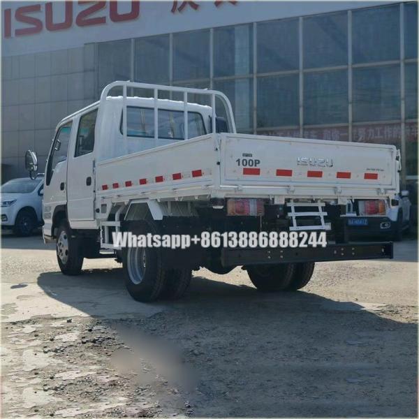 4*2 I s Uzu 100p Double Row  Column  Plate-type Goods Truck    Freight Train
