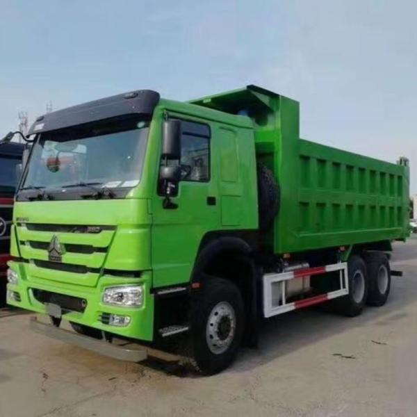 Caminhão amarelo 6x4 336 371 375 HP Caminhão de descarga para versatilidade em várias indústrias