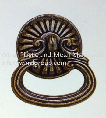 Ancient brass plating pull ring handle,L49mm*W57mm,furniture accessories.OEM size & finish