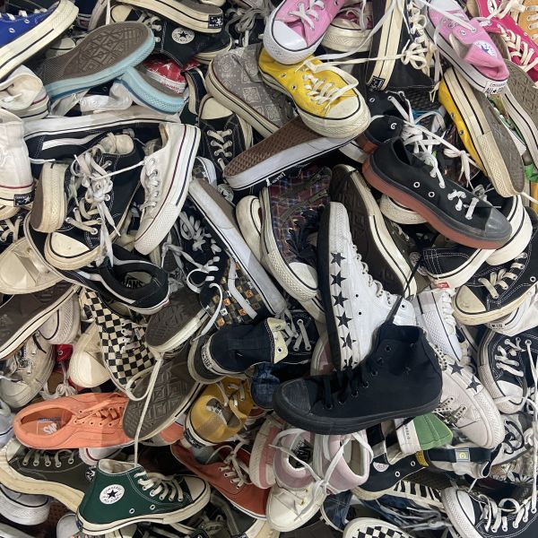 Nylon Canvas Used Brand Shoes Trendy Japan Korea Second Hand Street Wear Shoes