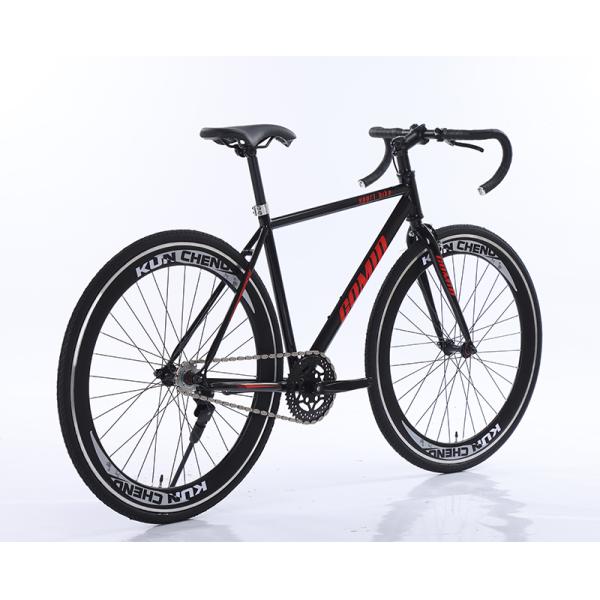 GOMID Fixed Gear Bike Custom Track Bicycle Bisiklet KENDA TIRE Single Speed Racing Bike Bicicletas Flip Flop Hub Gear Cycle