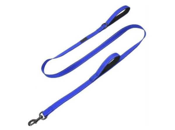 Colorful Double Handle Traffic Dog Leash , Reflective Comfortable Dog Harness