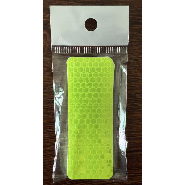 Custom Single Sided PET Anti-Collision Safety Warning Films Waterproof Electric Pressure Sensitive Acrylic Adhesive