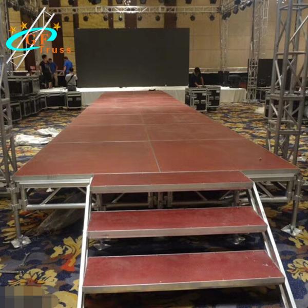 Adjustable Stage Platform,Modular platform Choir portable smart stage  Riser for  event display