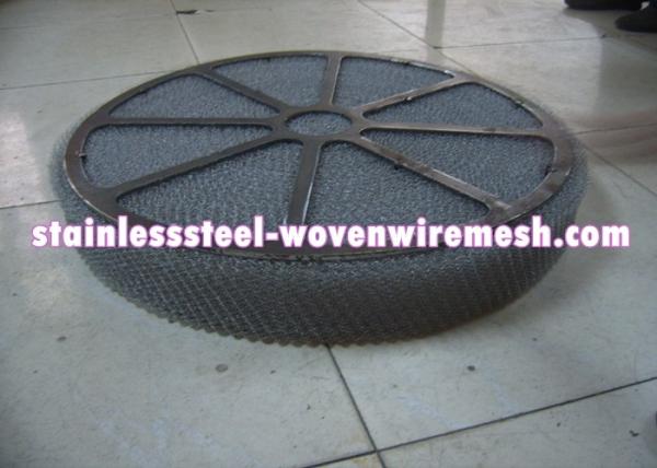 Duplex Steel Knitmesh Demister , Moisture Eliminator Filter High Impact Strength