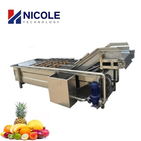 Tipo comercial elétrico vegetal do SUS 304 e do fruto do líquido de limpeza da máquina da correia