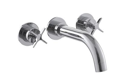 Modelo Contemporâneo Material de latão Muro Montado Mixer de Chuveiro T9097B