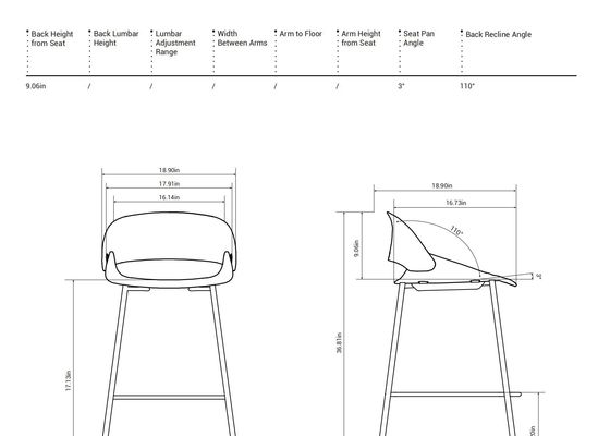 Ducky Training Chair - Guest Chair with Wooden Legs, Tube Metal Legs, and Four-stal Metal Legs for Stylish Office Spaces
