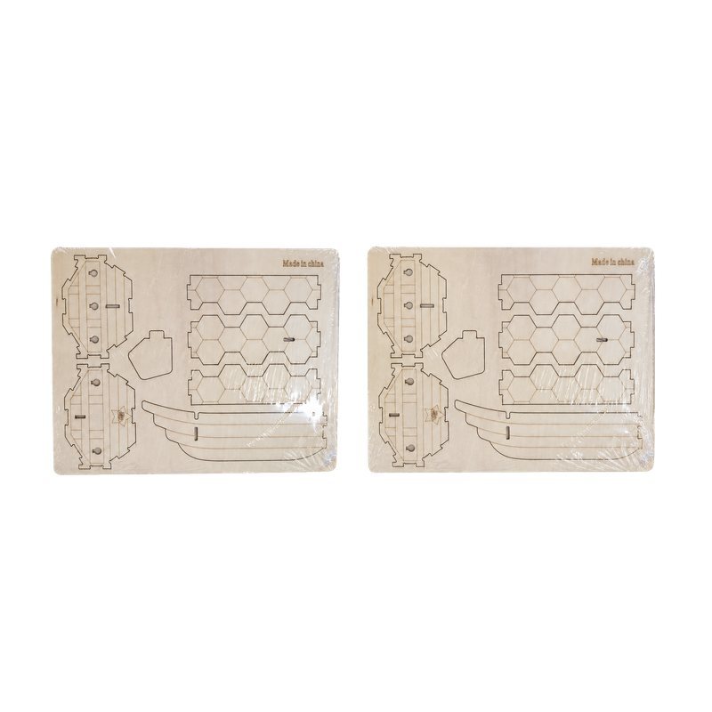 Wooden Dragon Boat Model Puzzle Kit