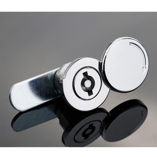 Zinc Alloy Metal Cabinet Quarter Turn Cam Lock With Protective Cover Dust Cover