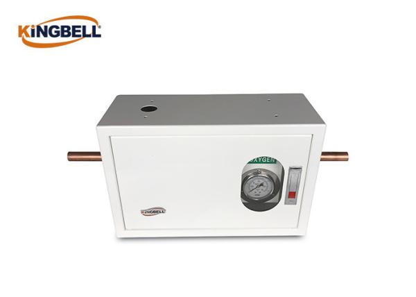 OEM Medical Gas Valve Box Control System Stainless Steel With Meters