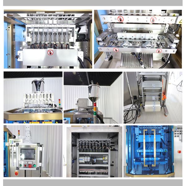 400bags/min Milk Sachet Water Packaging Machine Juice Multi Lane Sachet Packing Machine Soy Sauce Packing Machine 10ml Automatic Liquid Packaging Machine Plc Liquid Pouch Packing Machine