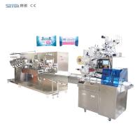 Machine d'emballage de lingettes humides multi-matériaux OEM pour le nettoyage des sols
