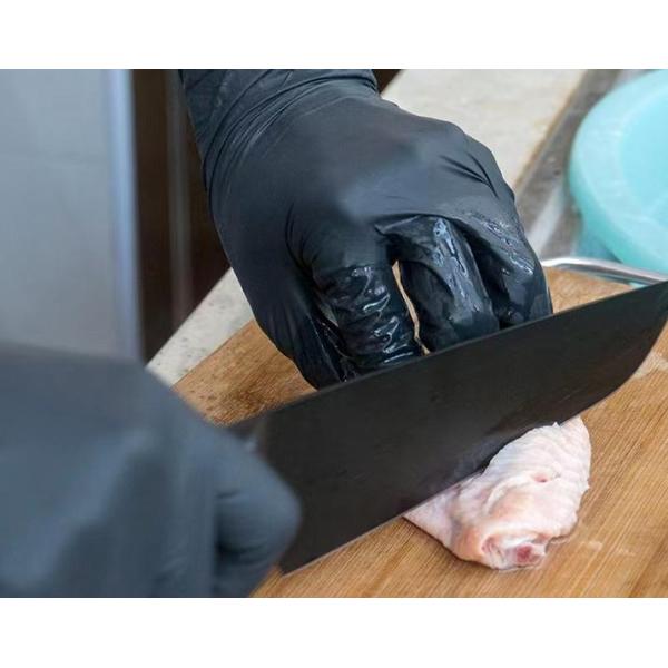 5g Gram Disposable Nitrile Glove Black Nitrile Exam Gloves Electric Work