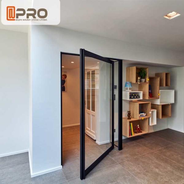 Custom - Made Interior Aluminum Pivot Doors For Room Dividers ISO9001 pivot hinge glass door front door pivot door