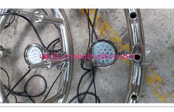 Customized Water Fountain Pipe Frame Made In Fully Stainless Steel Material With Valves And Fast Connectors
