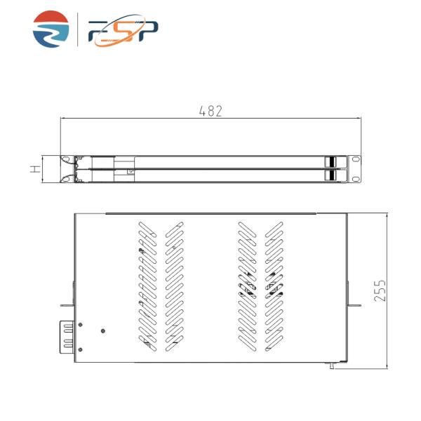 19 дюймовая панель для оптоволоконного патча Sub ODF с соединителями SC LC и холоднокатаной стали