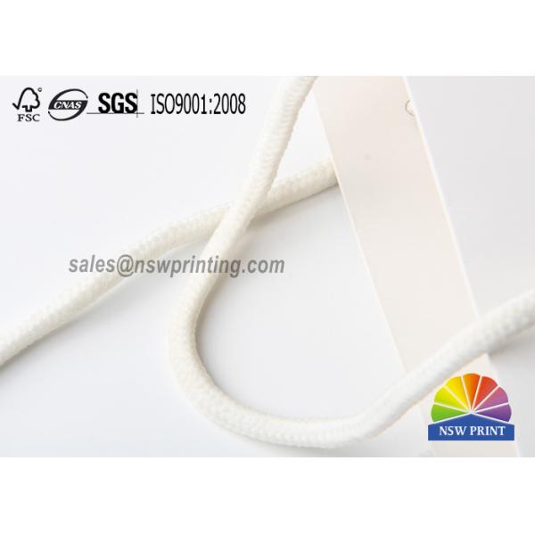 Прокатанный логотип ручки веревочки хлопка одиночный красит бумажную сумку Kraft