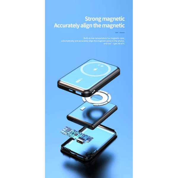 Magnetic Wireless Power Bank 10000mah Portable 20w for Phone