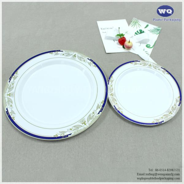 7.5 Inch/10 Inch Disposable Plastic Dinner Plate,High Heat Resistant Wholesale Plate,Round Plate For Dinner