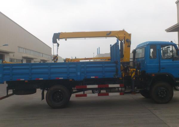 4 Ton Hydraulic Telescopic Boom Truck Mounted Crane For Construction