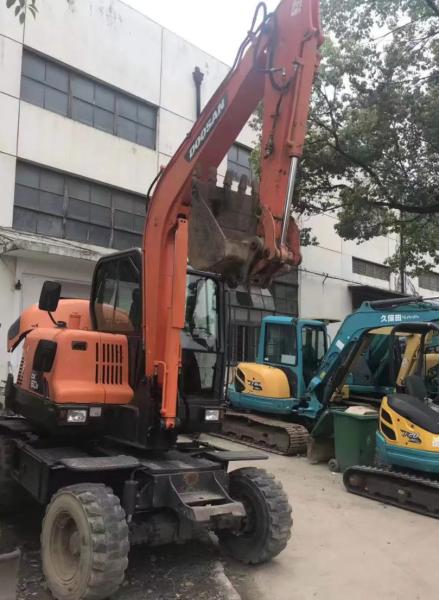Second Hand Doosan EX60W 2018 Year Wheeled Excavator