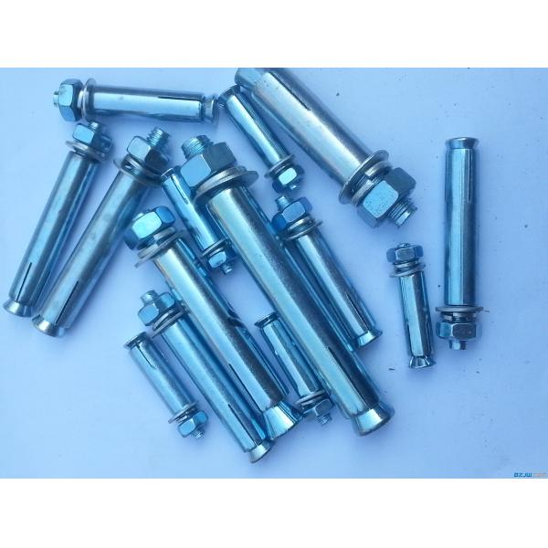 Shield Expansion Screw Anchor , Carbon / Stainless Steel Expansion Bolts For Brick