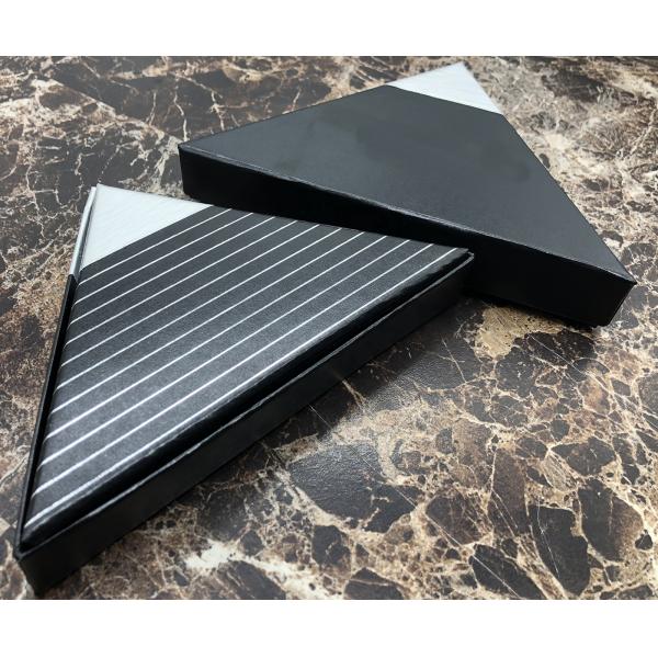 Customized Paper triangle  jewelry box Use to ring/earring/pendants/bracelet/necklace
