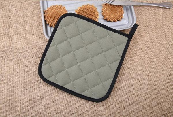 2pcs/Set Kitchen Cooking Cotton Oven Mitt Heat Resistant Pot Holder