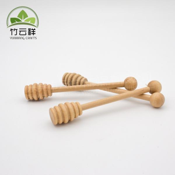 Hotel Restaurant Home Wooden Honey Dipper Drizzler Stirring Stick Spoon Rod Muddler Dispense