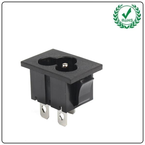 LANZMFG 電気ケトルソケット 3P ミッキーマウスソケット IEC60320 C6