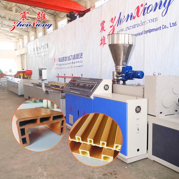 Auto Plastic Profile Production Line Multi Shaped Wood Abs Plastic Extrusion