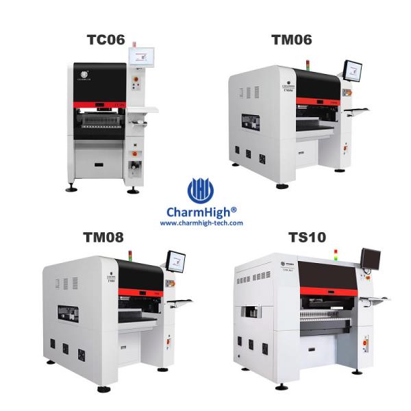 Medium SMT Production Line , 6 heads TC06 Semi-auto PCB Assembly PCBA Manufacturing