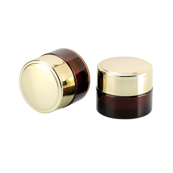 10g Brown Gold Cover Single Layer Eye Cream Essence Cosmetic Packaging Container