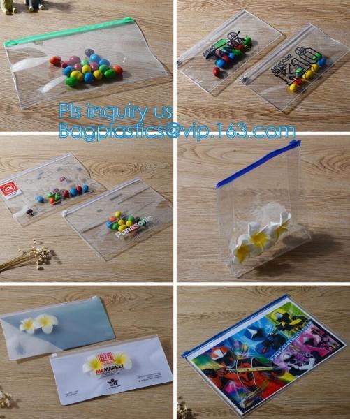plastic slider garment bag, packaging for shirts/clothing/underwear, k slider travel toothbrush toothpaste bag