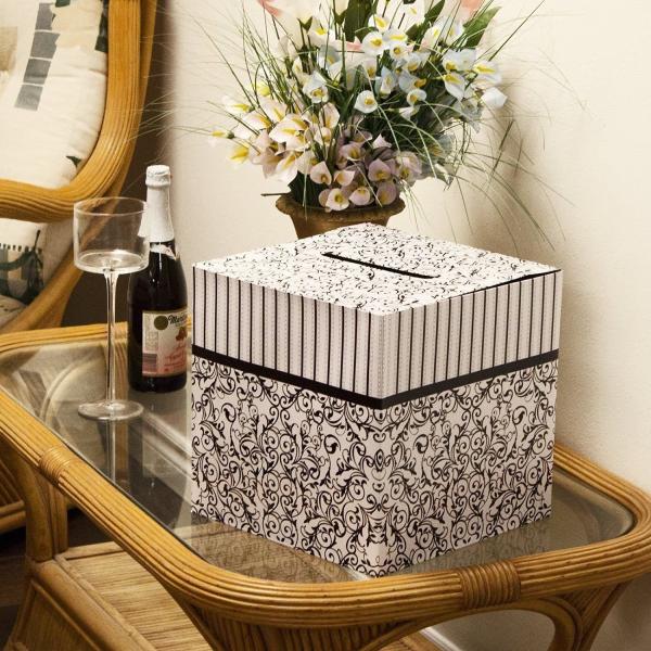 Simple Pattern  Customized Size Cardboard Storage Boxes