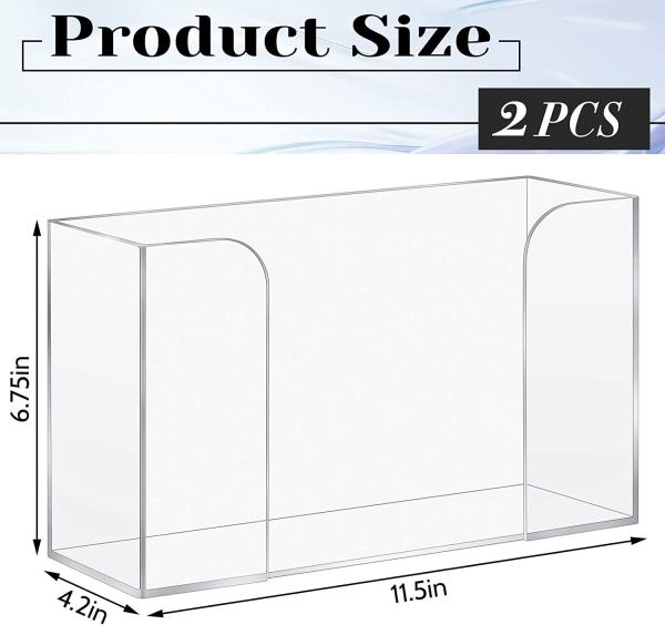 Acrylic paper towel distributor-perfect desktop and wall installation acrylic folding towel distributor